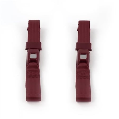 Geared2Golf Standard 2 Point Burgundy Lap Bucket Seat Belt Kit with 2 Belts for 1955-1957 Chevy Bel Air GE1353379